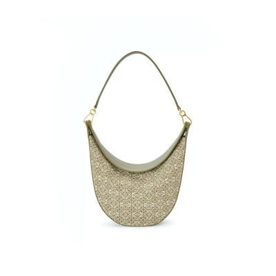 LOEWE LUNA ANAGRAM IN JACQUARD AND LEATHER A923PL9X01-4364 (30*27*8cm)